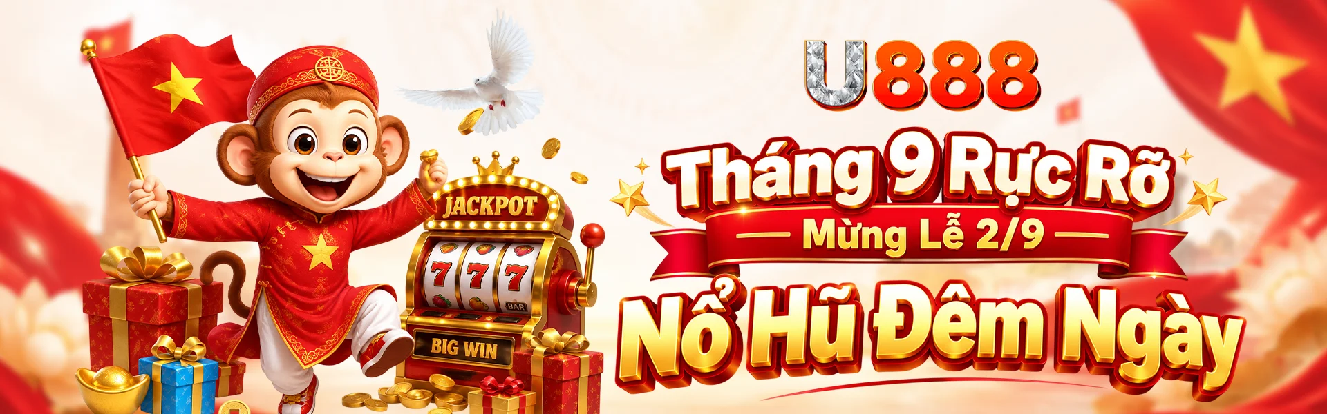 tháng 9 rực rỡ, mừng 2/9 nổ hũ đêm ngày